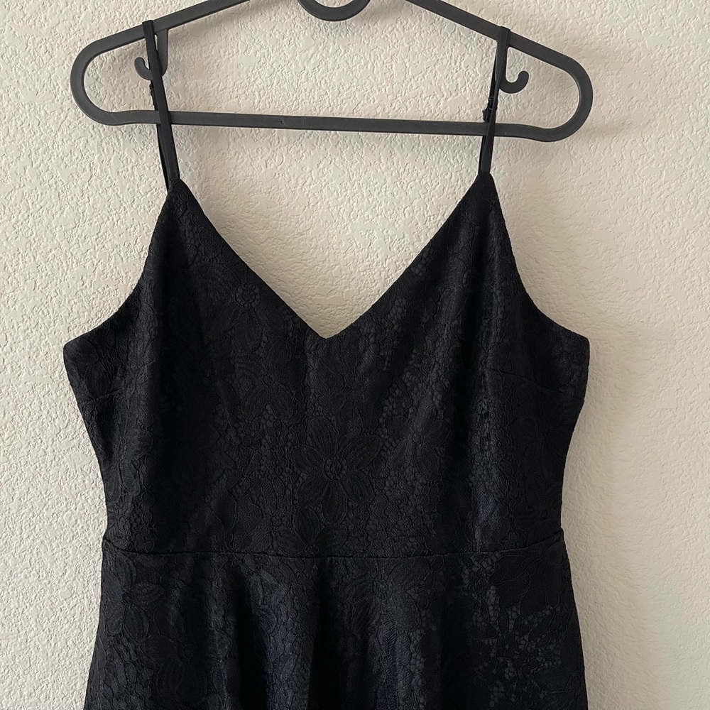 Lulu's Black Lace Detail Dress - Picture 2 of 6